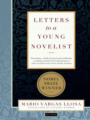 cover image of Letters to a Young Novelist
